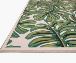 Veranda Monstera Indoor/Outdoor Rug|RIFLE PAPER Co. Clearance