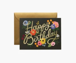 Vintage Blossoms Birthday Greeting Card|RIFLE PAPER Co. Discount
