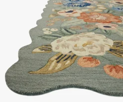Vintage Blossoms Wool-Hooked Rug|RIFLE PAPER Co. Clearance