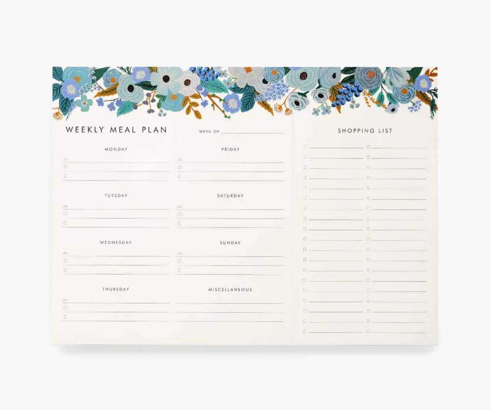 Weekly Meal Planner|RIFLE PAPER Co. New