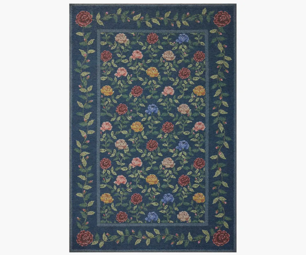 Wildwood Rose Trellis Printed Rug|RIFLE PAPER Co. Best