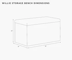 Willie Storage Bench|RIFLE PAPER Co. Outlet