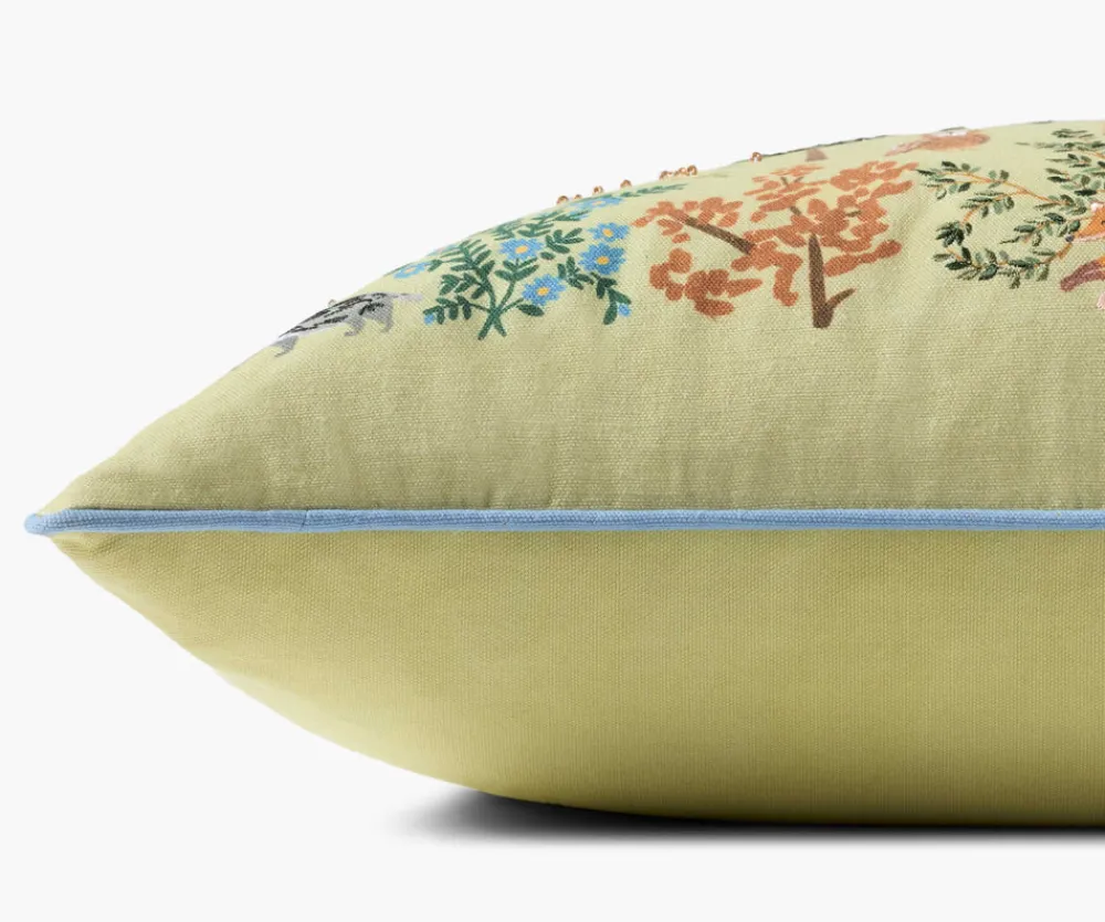 Woodland Forest Embroidered Pillow|RIFLE PAPER Co. New