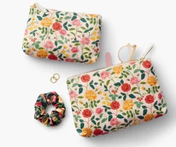 Zippered Pouch Set|RIFLE PAPER Co. Online